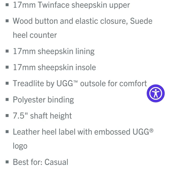 NWT Women's UGG Bailey Button II Boots NO BOX - Picture 9 of 9